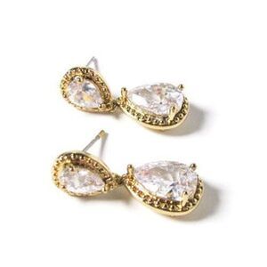 CZ, Wedding Earrings Wedding Jewelry Earrings Bridesmaid Earrings